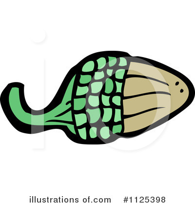Royalty-Free (RF) Acorn Clipart Illustration by lineartestpilot - Stock Sample #1125398