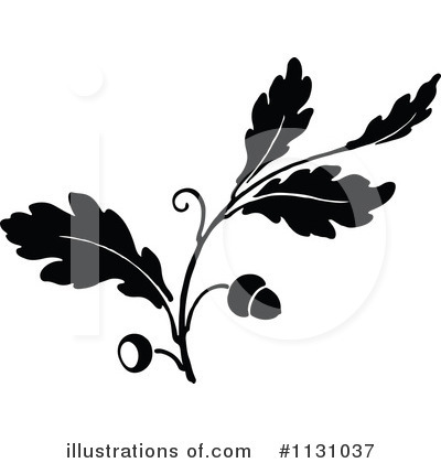 Oak Leaf Clipart #1131037 by Prawny Vintage