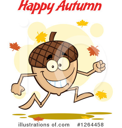 Royalty-Free (RF) Acorn Clipart Illustration by Hit Toon - Stock Sample #1264458