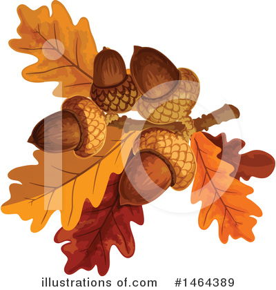 Royalty-Free (RF) Acorn Clipart Illustration by Vector Tradition SM - Stock Sample #1464389