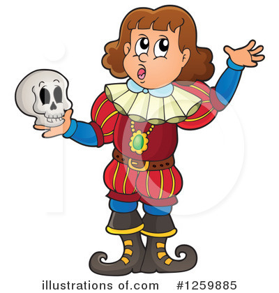 Royalty-Free (RF) Actor Clipart Illustration by visekart - Stock Sample #1259885