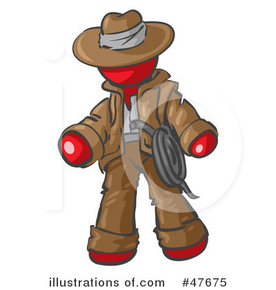Cowboy Clipart #47675 by Leo Blanchette
