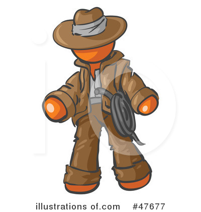 Cowboy Clipart #47677 by Leo Blanchette