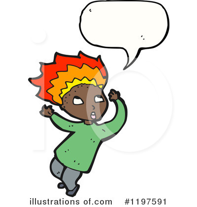Burning Brain Clipart #1197591 by lineartestpilot