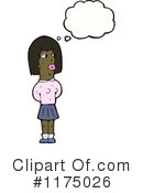 African American Girl Clipart #1175026 by lineartestpilot