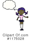 African American Girl Clipart #1175028 by lineartestpilot