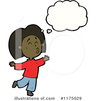 Royalty-Free (RF) African American Girl Clipart Illustration by lineartestpilot - Stock Sample #1175029