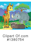 African Animals Clipart #1380754 by visekart