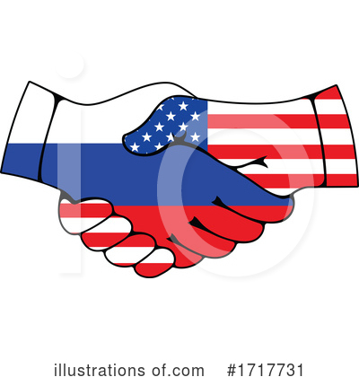 Russian Flag Clipart #1717731 by Vector Tradition SM
