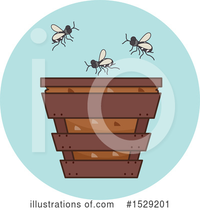 Bees Clipart #1529201 by BNP Design Studio