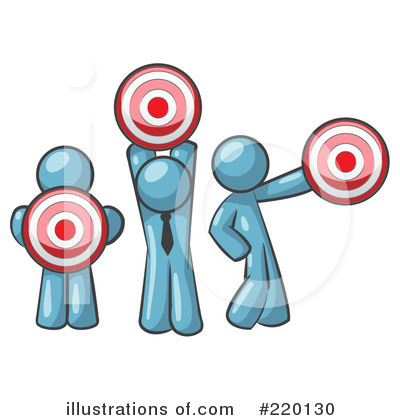 Target Clipart #220130 by Leo Blanchette