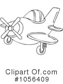 Airplane Clipart #1056409 by djart