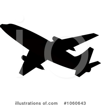 Royalty-Free (RF) Airplane Clipart Illustration by Pams Clipart - Stock Sample #1060643