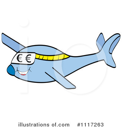 Royalty-Free (RF) Airplane Clipart Illustration by Andrei Marincas - Stock Sample #1117263