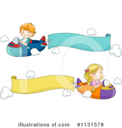 Royalty-Free (RF) Airplane Clipart Illustration by BNP Design Studio - Stock Sample #1131578