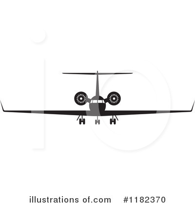 Royalty-Free (RF) Airplane Clipart Illustration by Lal Perera - Stock Sample #1182370