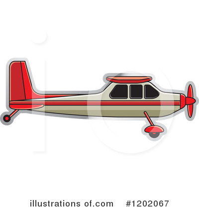 Royalty-Free (RF) Airplane Clipart Illustration by Lal Perera - Stock Sample #1202067