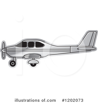 Royalty-Free (RF) Airplane Clipart Illustration by Lal Perera - Stock Sample #1202073