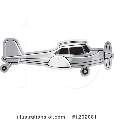 Royalty-Free (RF) Airplane Clipart Illustration by Lal Perera - Stock Sample #1202081