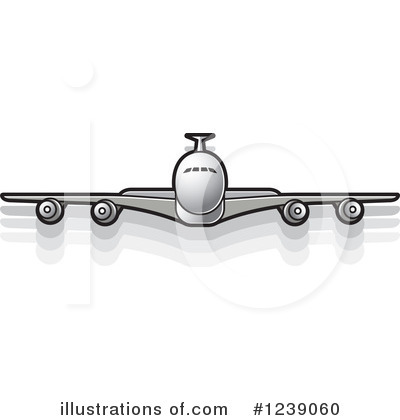 Airplane Clipart #1239060 by Lal Perera