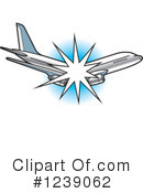 Airplane Clipart #1239062 by Lal Perera