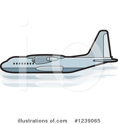 Plane Clipart #1239065 by Lal Perera