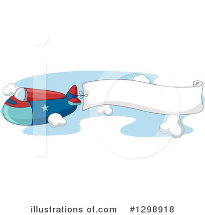 Royalty-Free (RF) Airplane Clipart Illustration by BNP Design Studio - Stock Sample #1298918