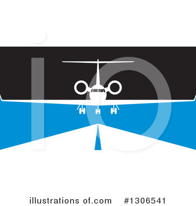 Royalty-Free (RF) Airplane Clipart Illustration by Lal Perera - Stock Sample #1306541