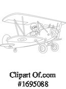 Airplane Clipart #1695088 by Alex Bannykh