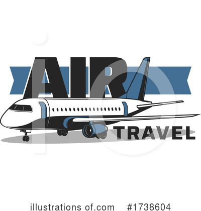 Royalty-Free (RF) Airplane Clipart Illustration by Vector Tradition SM - Stock Sample #1738604