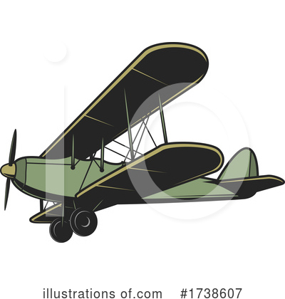 Royalty-Free (RF) Airplane Clipart Illustration by Vector Tradition SM - Stock Sample #1738607