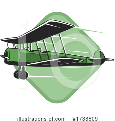 Royalty-Free (RF) Airplane Clipart Illustration by Vector Tradition SM - Stock Sample #1738609