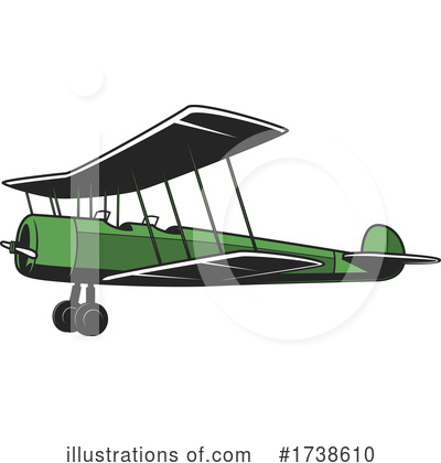 Royalty-Free (RF) Airplane Clipart Illustration by Vector Tradition SM - Stock Sample #1738610
