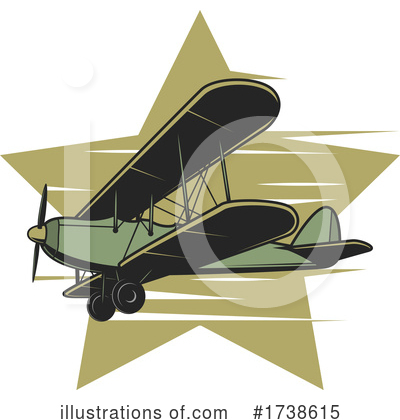 Royalty-Free (RF) Airplane Clipart Illustration by Vector Tradition SM - Stock Sample #1738615