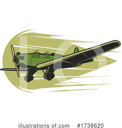 Royalty-Free (RF) Airplane Clipart Illustration by Vector Tradition SM - Stock Sample #1738620