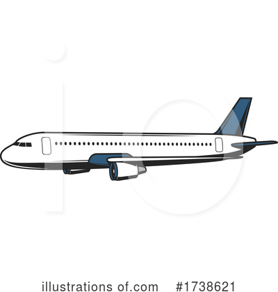 Royalty-Free (RF) Airplane Clipart Illustration by Vector Tradition SM - Stock Sample #1738621