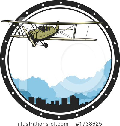 Royalty-Free (RF) Airplane Clipart Illustration by Vector Tradition SM - Stock Sample #1738625