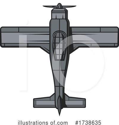 Royalty-Free (RF) Airplane Clipart Illustration by Vector Tradition SM - Stock Sample #1738635
