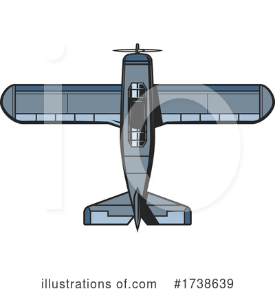 Royalty-Free (RF) Airplane Clipart Illustration by Vector Tradition SM - Stock Sample #1738639