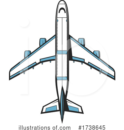 Royalty-Free (RF) Airplane Clipart Illustration by Vector Tradition SM - Stock Sample #1738645