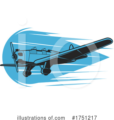 Royalty-Free (RF) Airplane Clipart Illustration by Vector Tradition SM - Stock Sample #1751217
