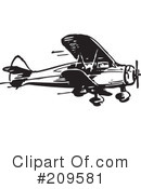 Airplane Clipart #209581 by BestVector