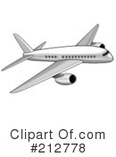 Airplane Clipart #212778 by patrimonio
