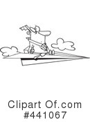 Airplane Clipart #441067 by toonaday
