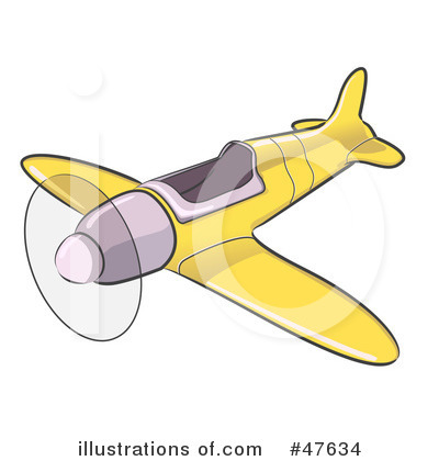Airplane Clipart #47634 by Leo Blanchette