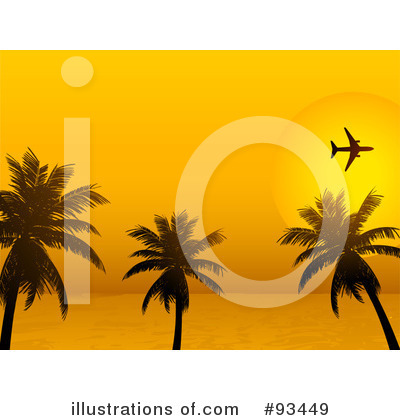 Royalty-Free (RF) Airplane Clipart Illustration by elaineitalia - Stock Sample #93449