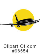 Airplane Clipart #96654 by patrimonio