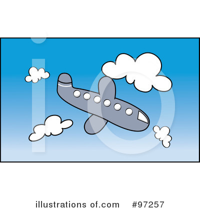 Airplane Clipart #97257 by Pams Clipart