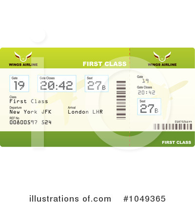 Ticket Clipart #1049365 by michaeltravers
