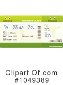 Airplane Ticket Clipart #1049389 by michaeltravers